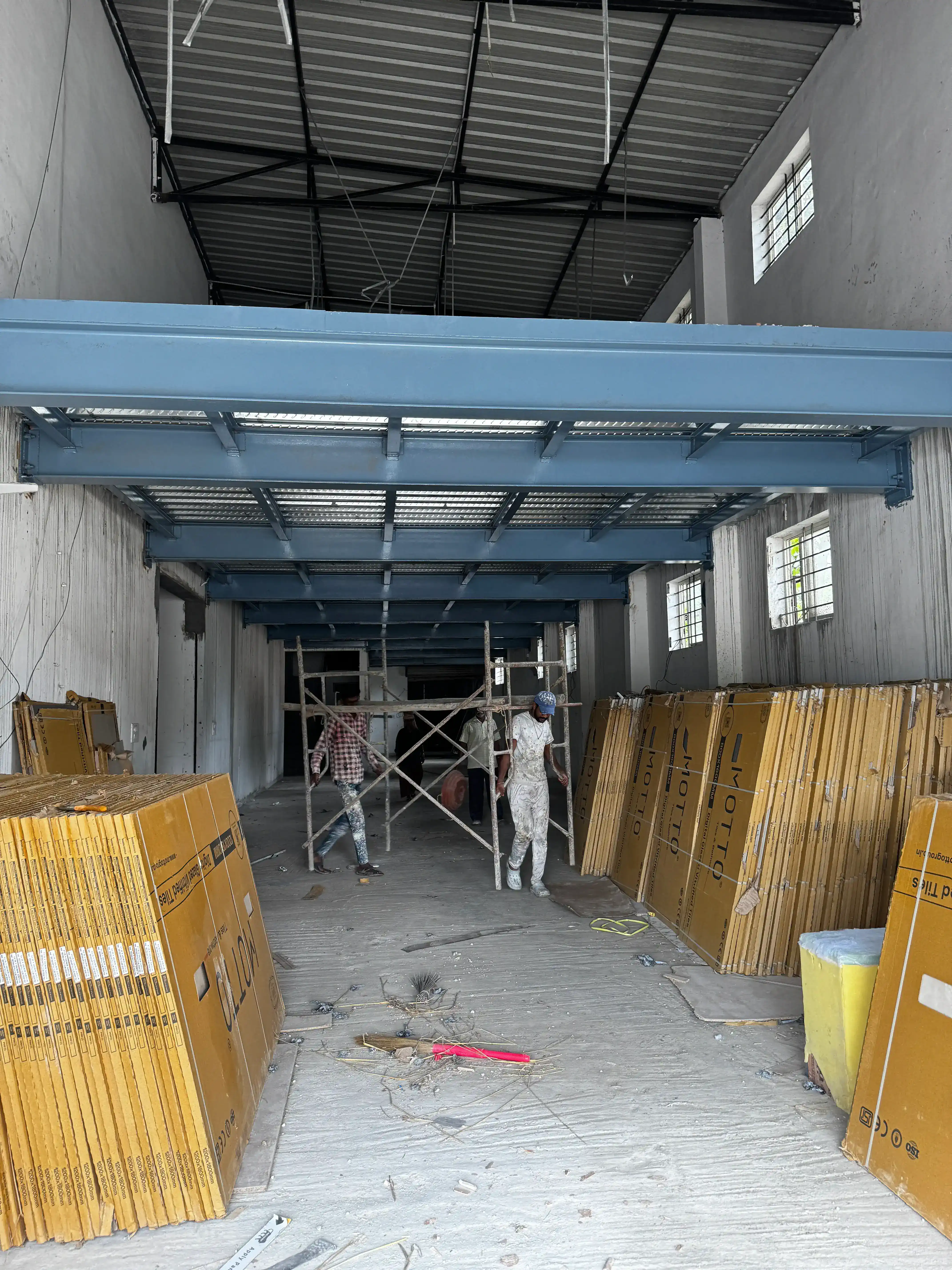 Creative Loft interior painting project phase 1